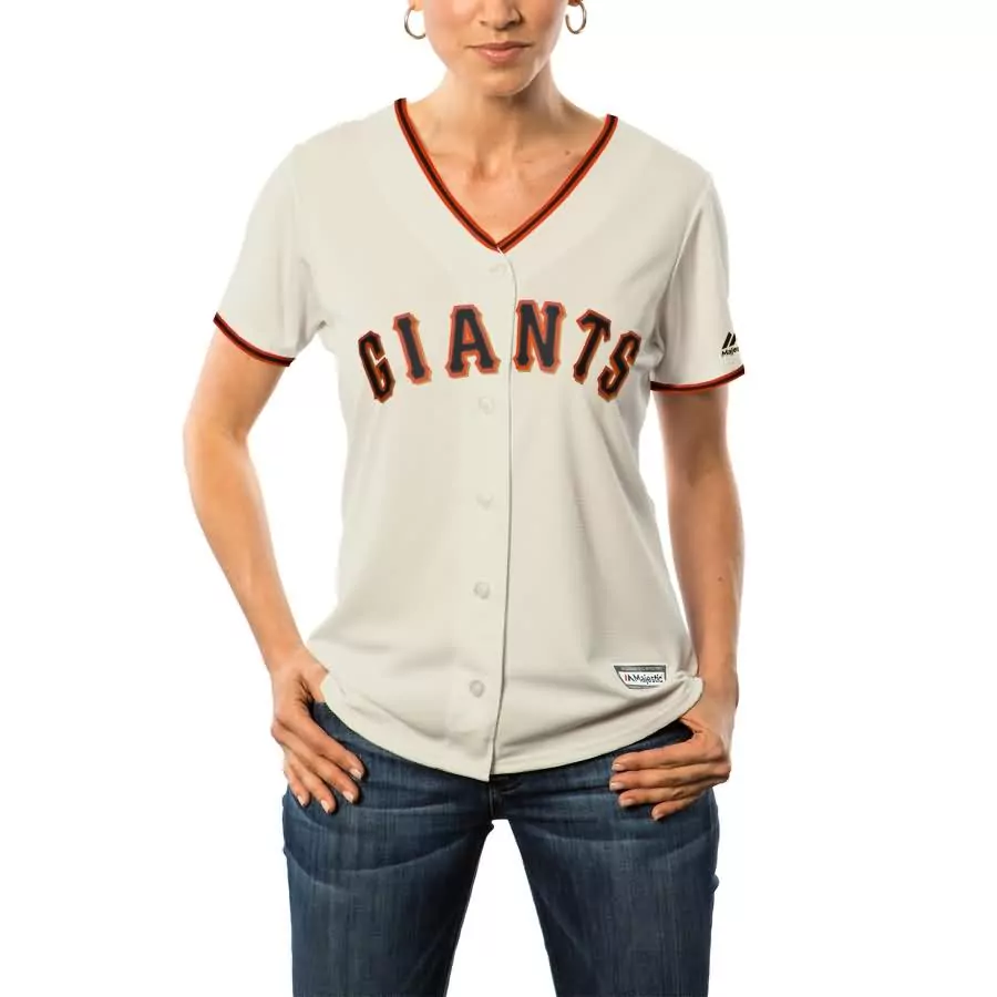 Personalized Andrew mccutchen san francisco giants majestic cool base player jersey cream