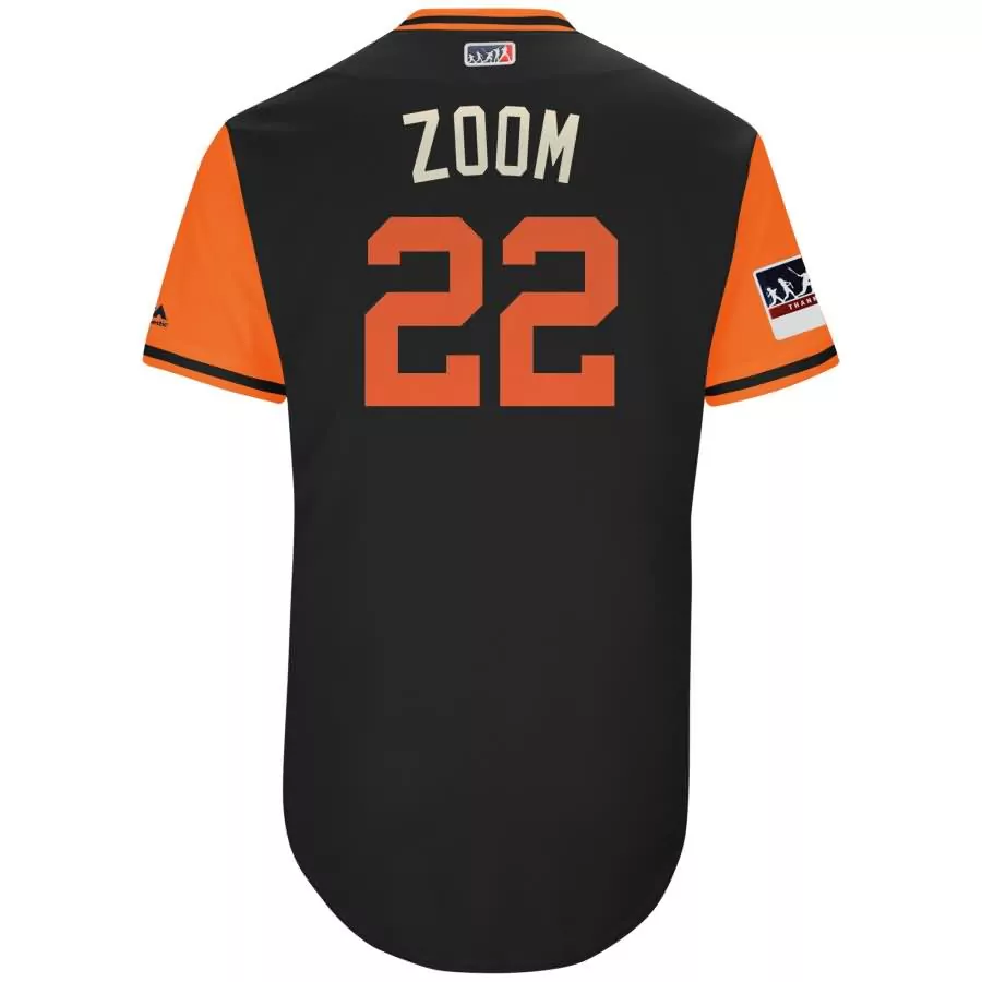 Personalized Andrew mccutchen san francisco giants majestic cool base player jersey cream