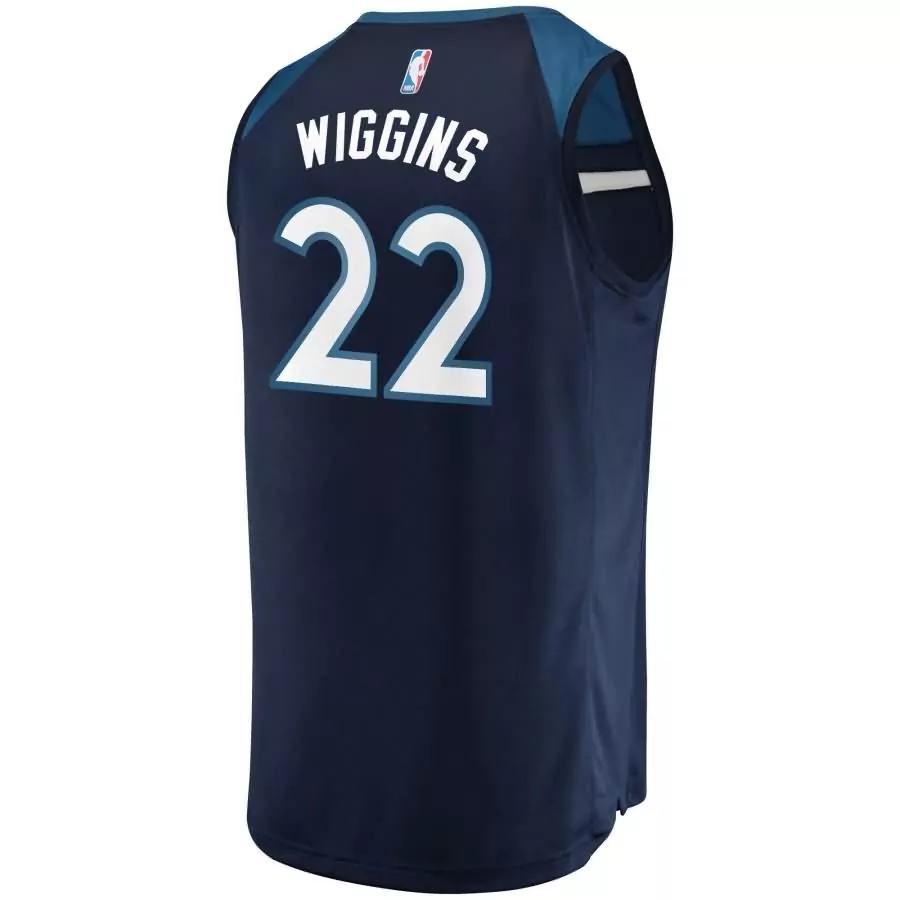 Customizable Andrew wiggins minnesota timberwolves fanatics ed youth fast break jersey blue icon edition f1rst sports