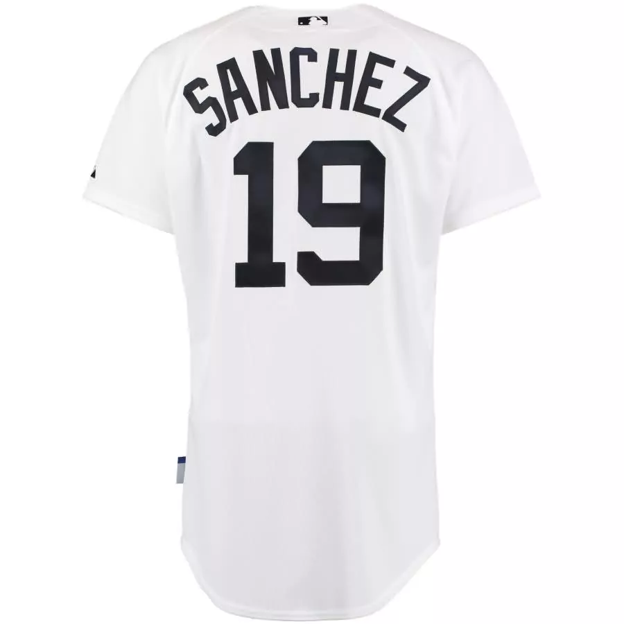 Custom Anibal sanchez detroit tigers majestic spanish 6300 player cool base jersey white