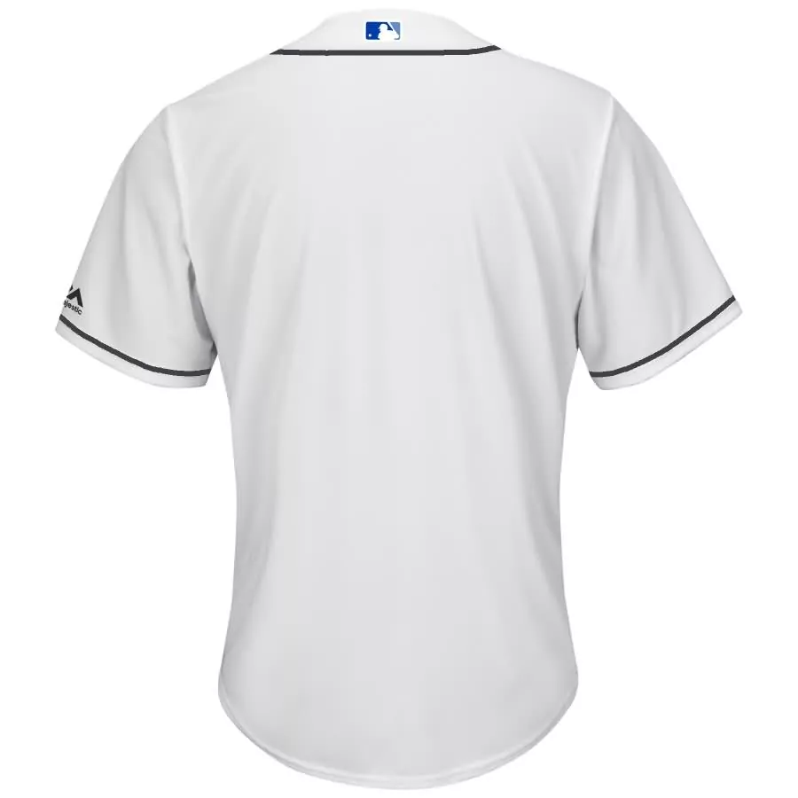 Custom Atlanta braves majestic fathers day cool base replica team jersey white