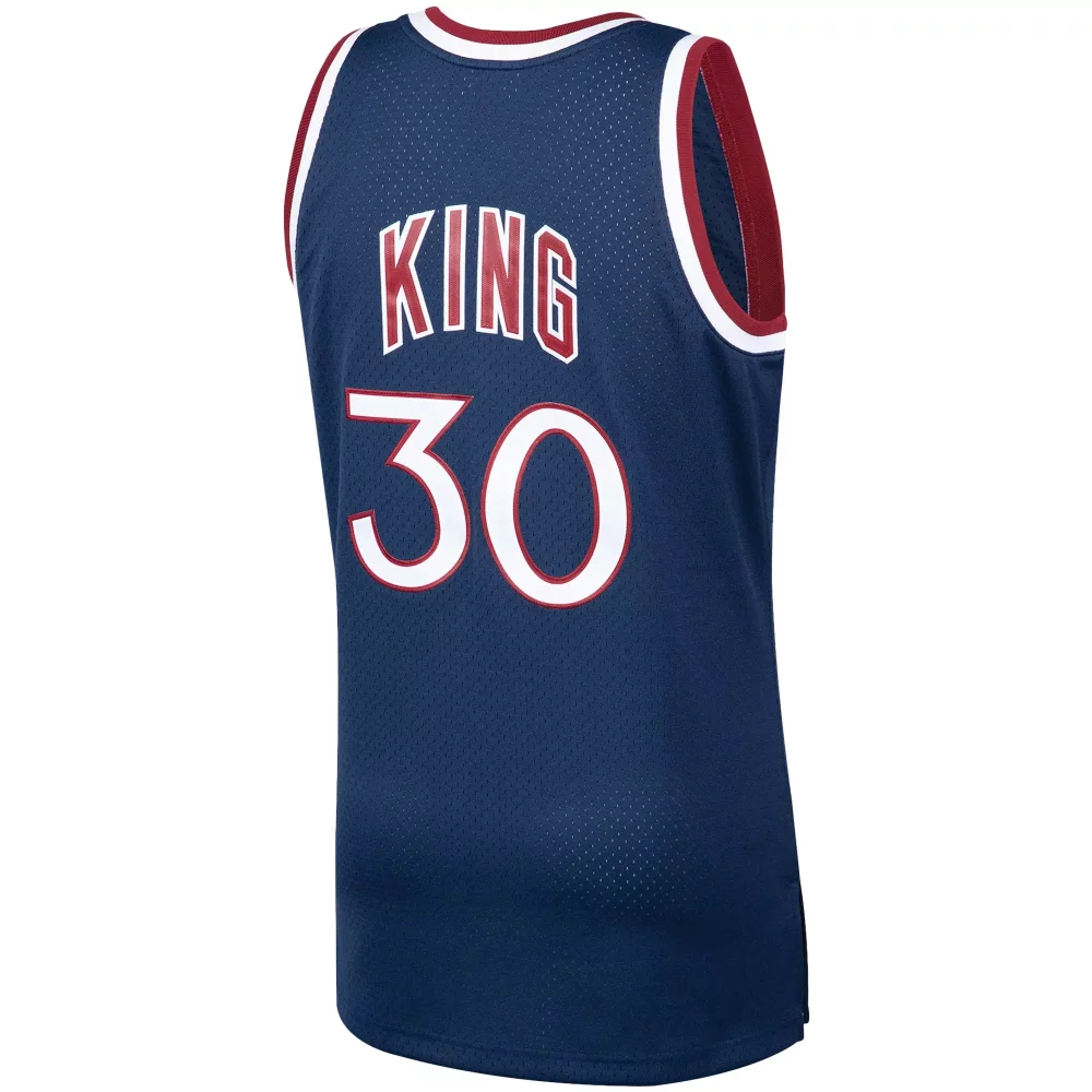 Customizable Bernard king new york knicks mitchell amp ness 1982 83 hardwood classics swingman jersey navy