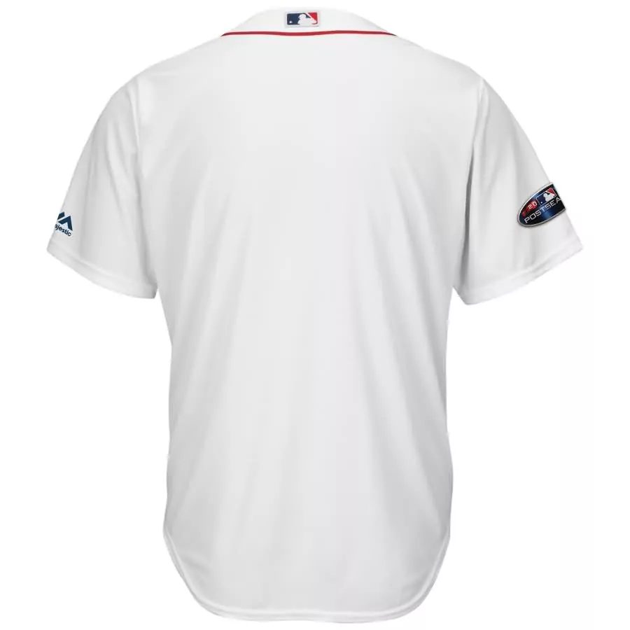 Customizable Boston red sox majestic 2018 postseason home cool base team jersey white