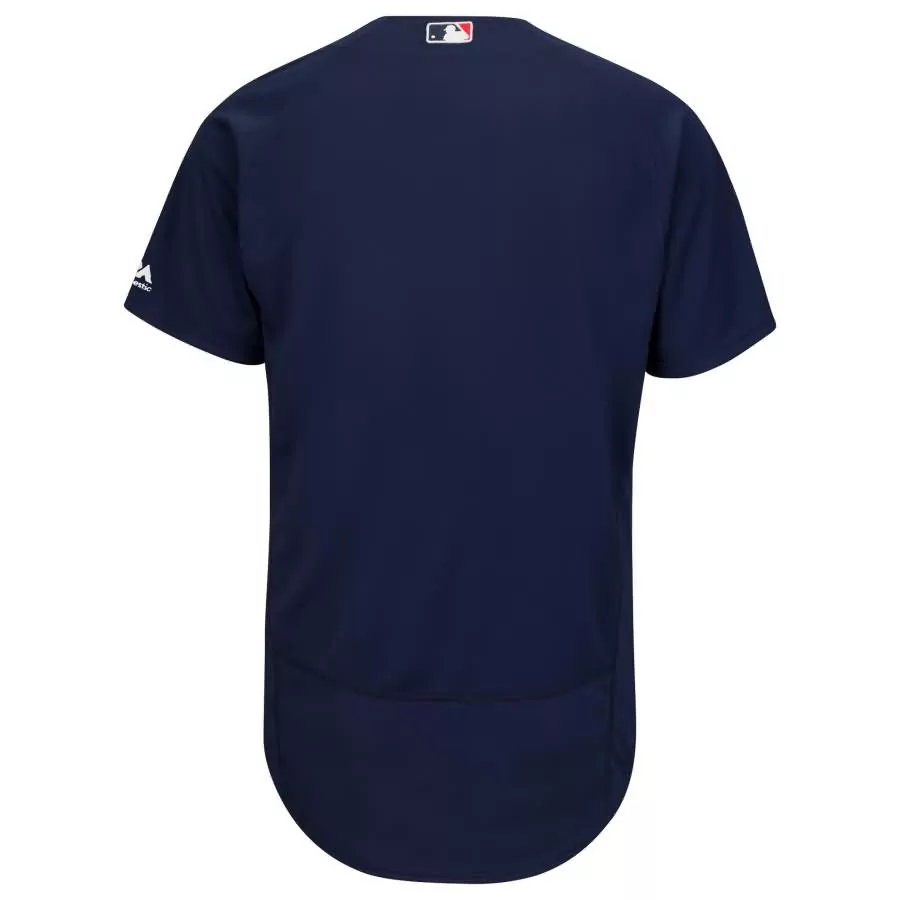 Custom Boston red sox majestic alternate flex base collection team jersey navy
