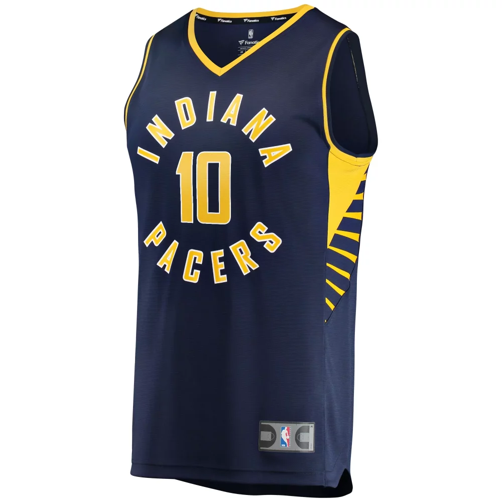 Personalized Brian bowen ii indiana pacers fanatics ed fast break jersey navy icon edition