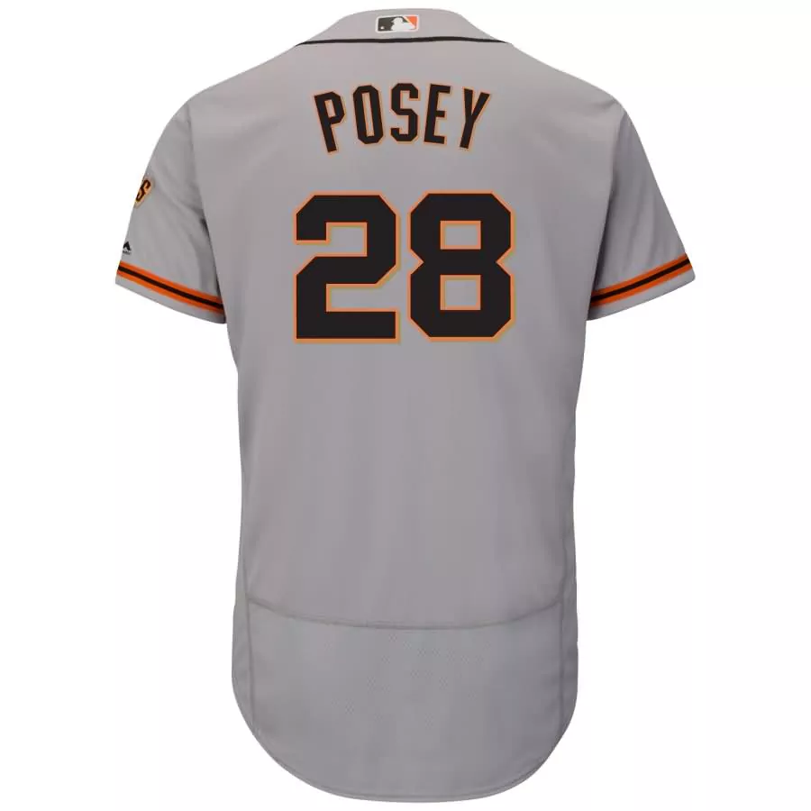 Customizable Buster posey san francisco giants majestic 2018 spring training cool base player jersey black