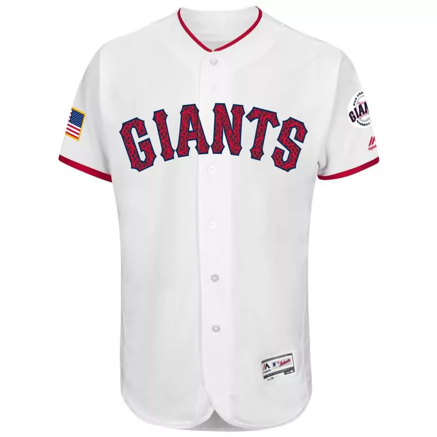 Custom Buster posey san francisco giants majestic cool base player jersey orange