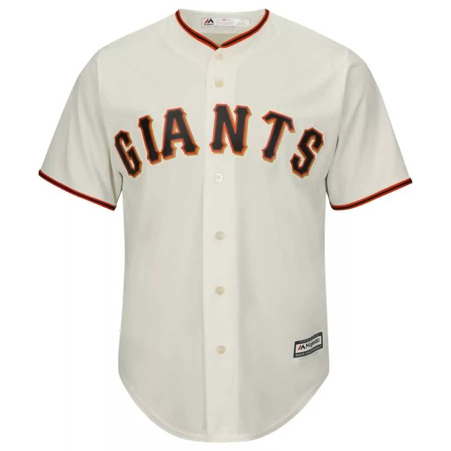 Custom Buster posey san francisco giants majestic cool base player jersey orange