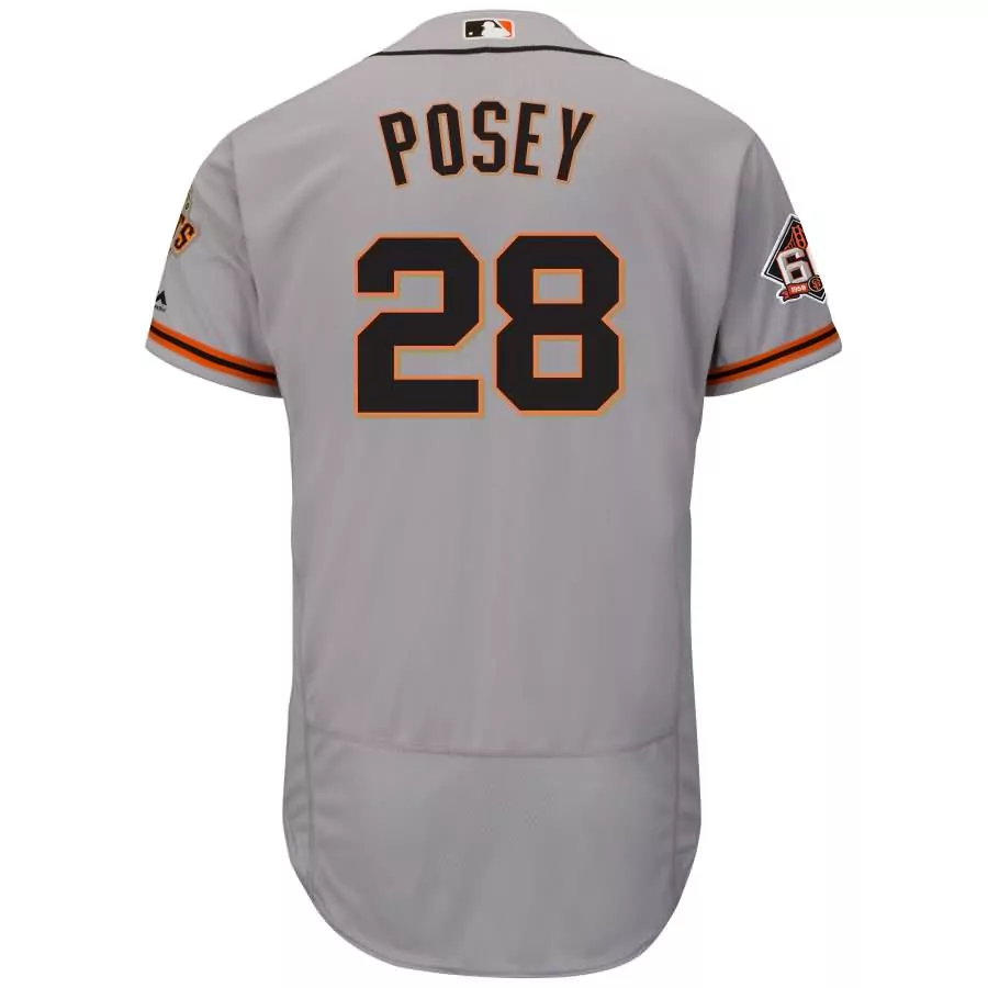 Customizable Buster posey san francisco giants majestic mothers day flex base jersey white