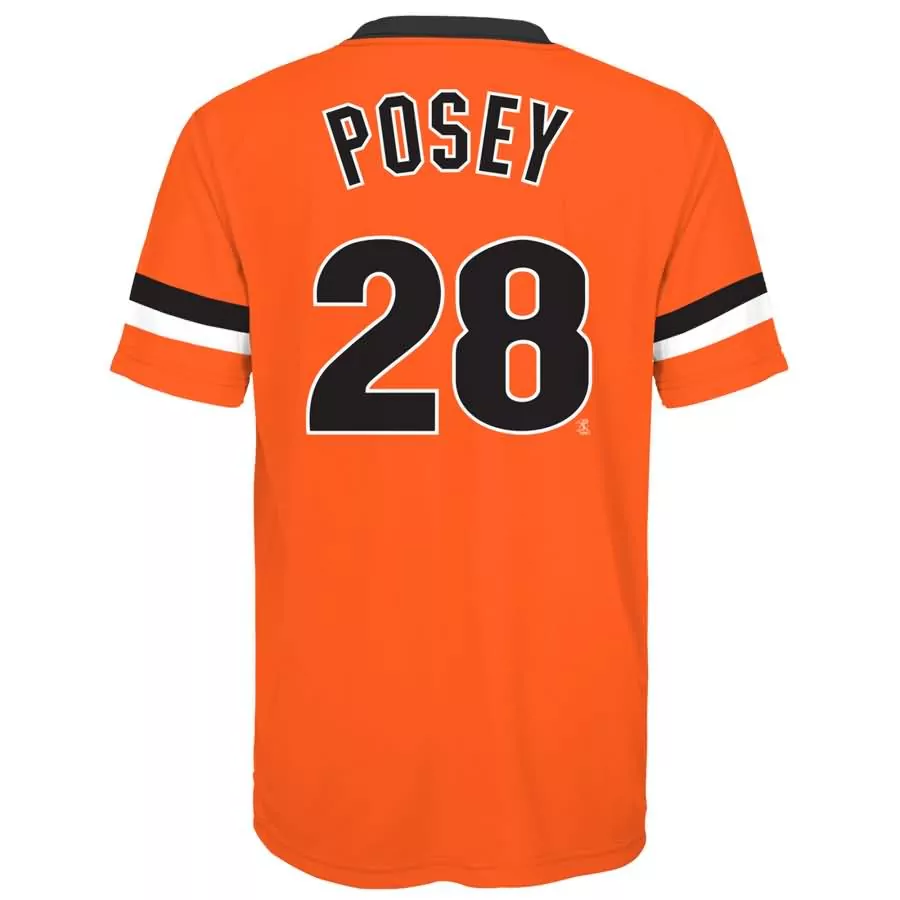 Customizable Buster posey san francisco giants majestic womens cool base player jersey orange