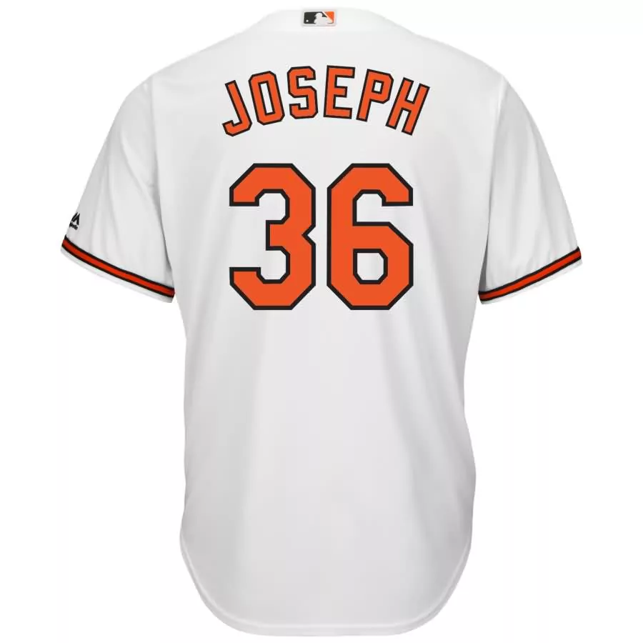 Customizable Caleb joseph baltimore orioles majestic home cool base player jersey white