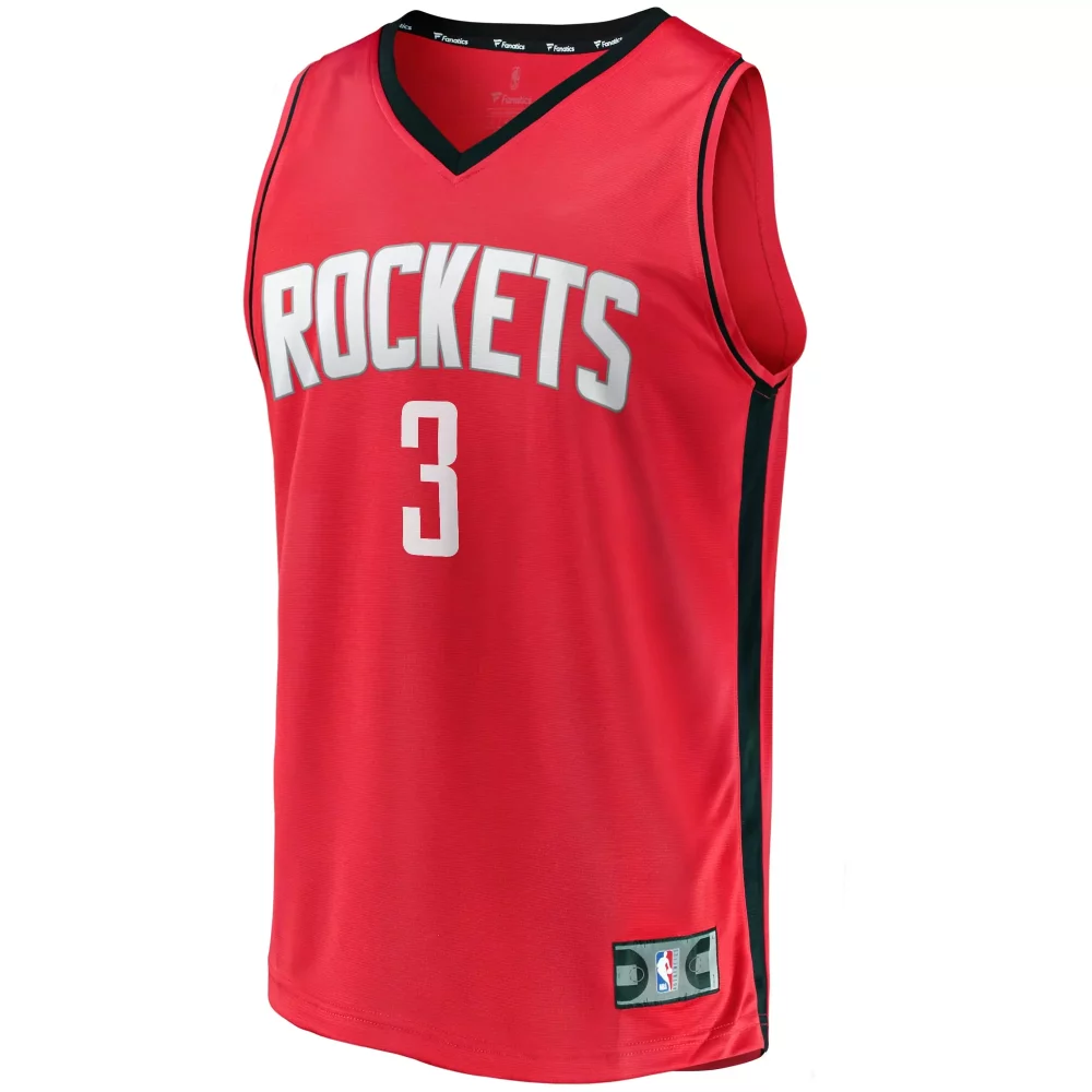 Custom Chris clemons houston rockets fanatics ed fast break player jersey icon edition red