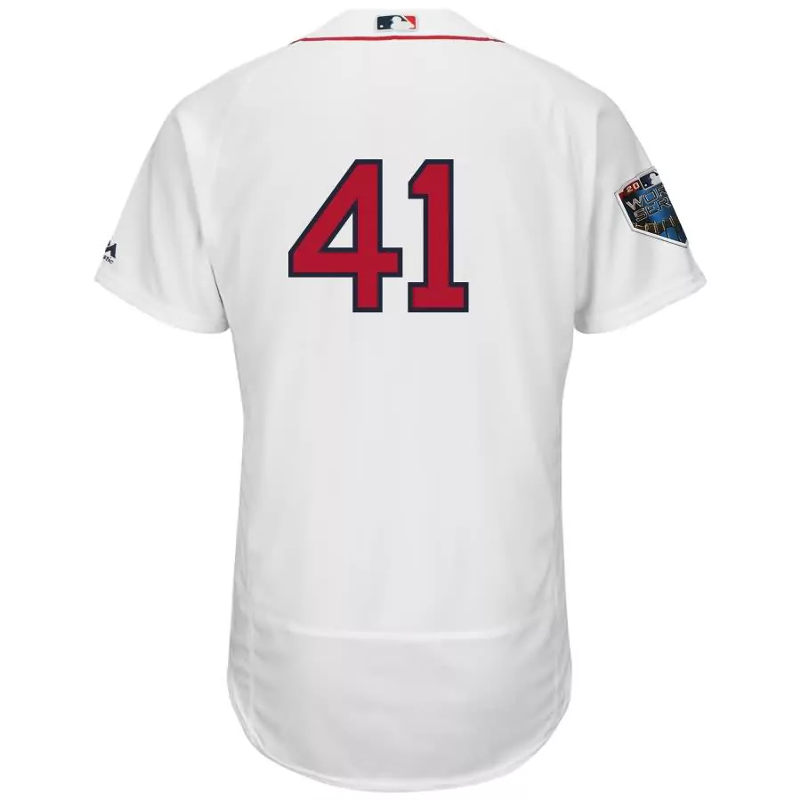 Customizable Chris sale boston red sox majestic 2018 world series flex base player jersey white