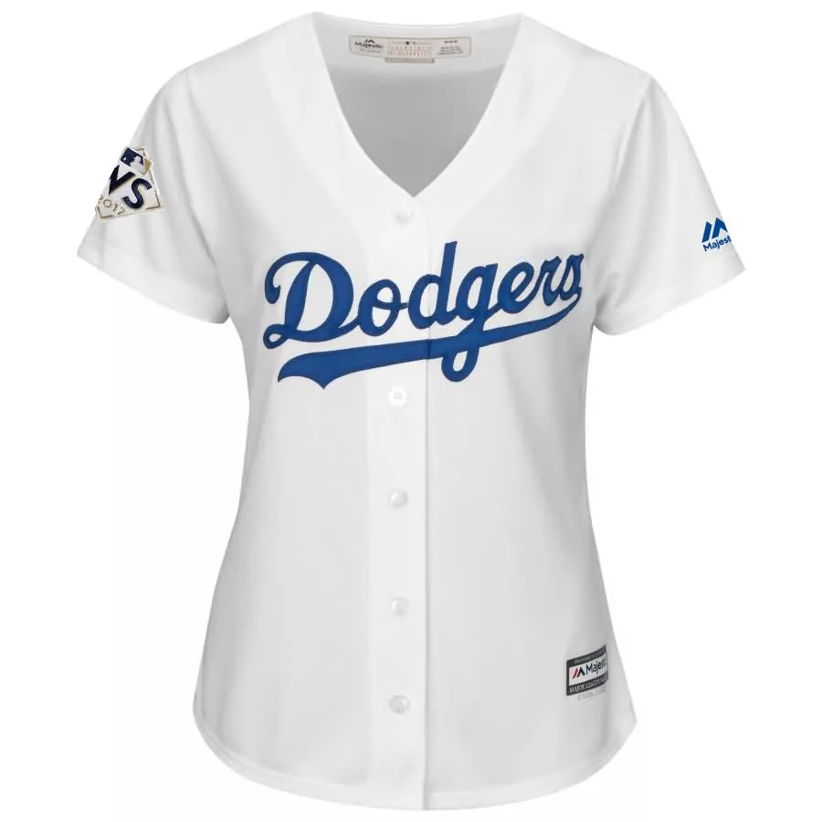 Customizable Corey seager los angeles dodgers majestic womens 2017 world series bound cool base player jersey white