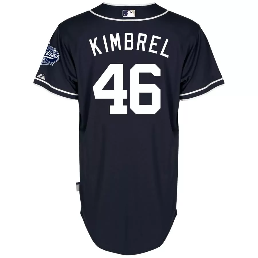 Personalized Craig kimbrel san diego padres majestic alternate 6300 player cool base jersey navy