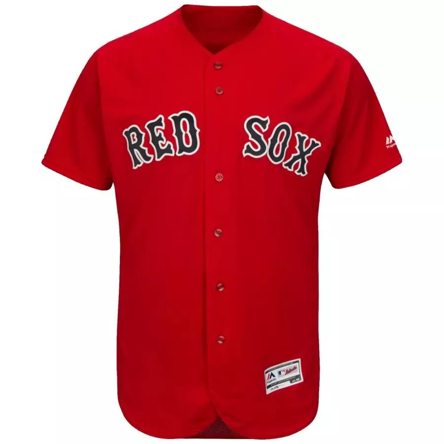 Customizable David ortiz boston red sox majestic alternate flex base collection player jersey scarlet