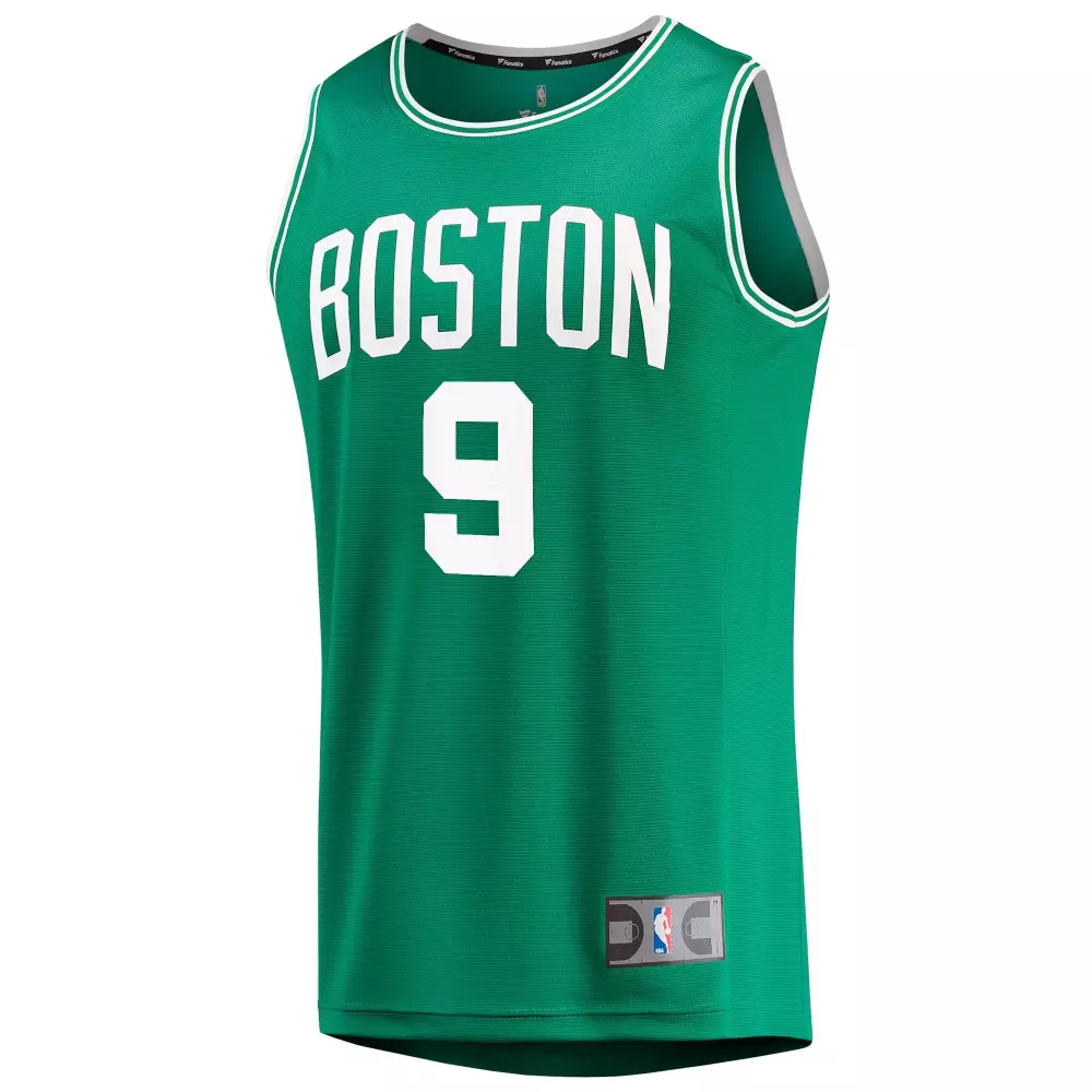 Custom Derrick white boston celtics fanatics ed 202122 fast break replica jersey icon edition kelly green