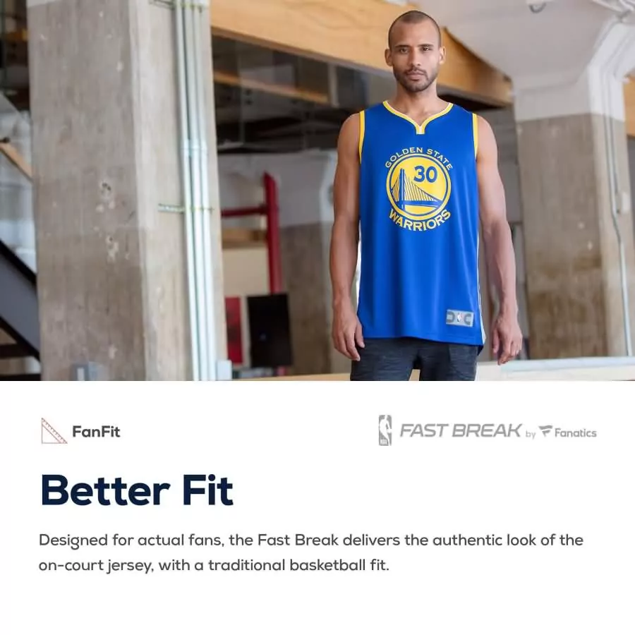 Customizable Draymond green golden state warriors fanatics ed fast break jersey royal icon edition f1rst sports