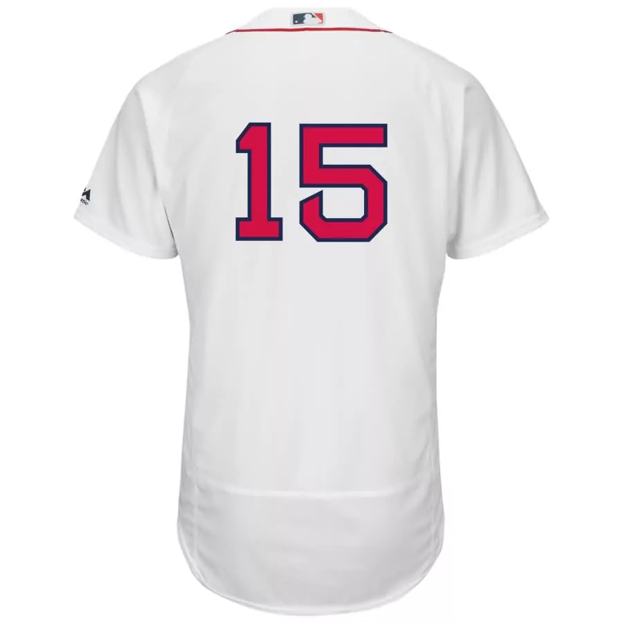 Customizable Dustin pedroia boston red sox majestic home flex base collection player jersey white