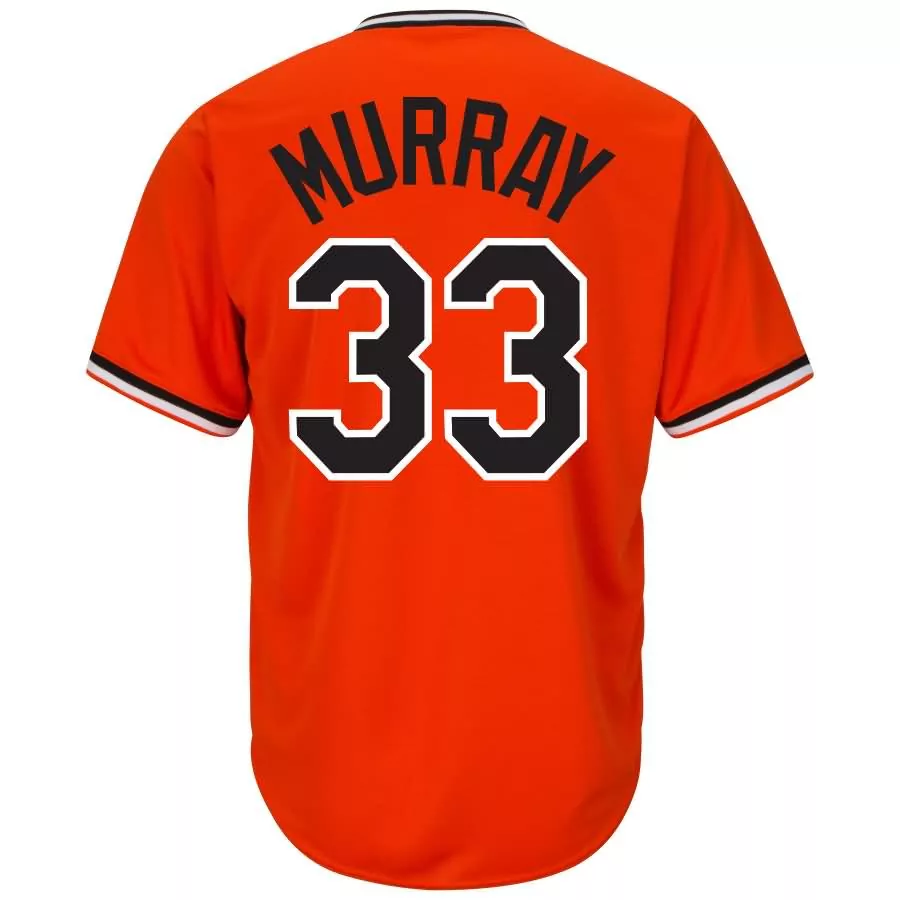 Customizable Eddie murray baltimore orioles majestic cooperstown collection cool base player jersey orange