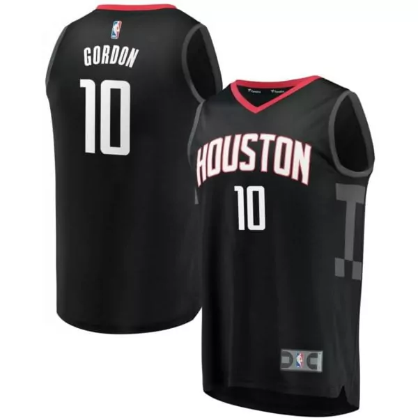 Custom Eric gordon houston rockets fanatics ed fast break jersey black statement edition f1rst sports