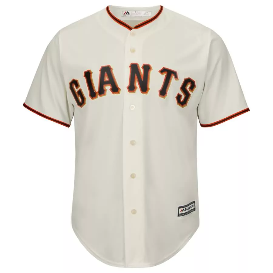 Custom Evan longoria san francisco giants majestic alternate cool base player jersey black