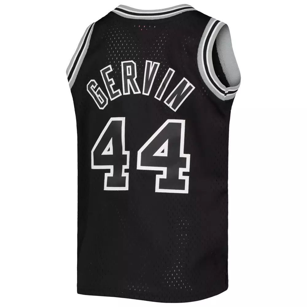 Personalized George gervin san antonio spurs mitchell amp ness youth 1978 79 hardwood classics swingman jersey black
