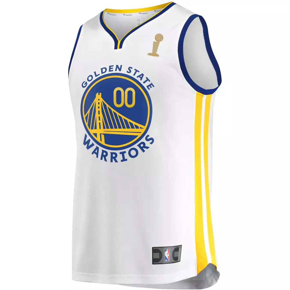 Customizable Golden state warriors fanatics ed 2022 nba finals champions fast break custom jersey white association edition