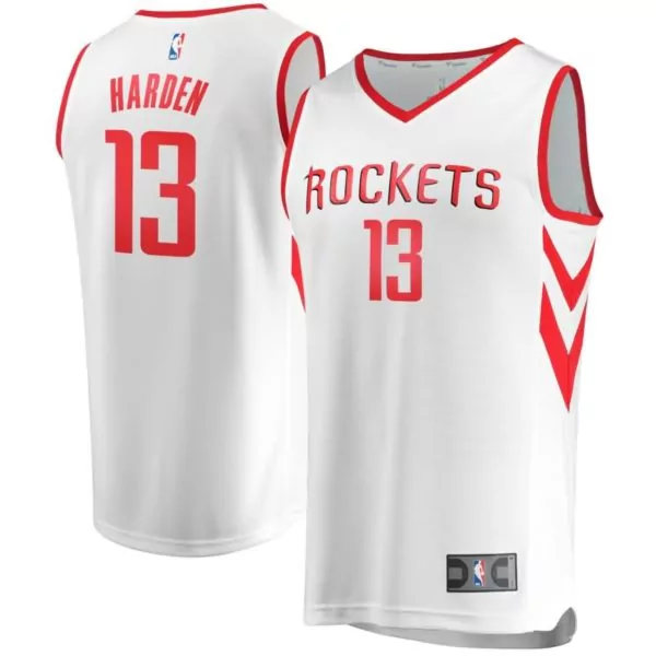 Customizable James harden houston rockets fanatics ed youth fast break jersey white association edition f1rst sports
