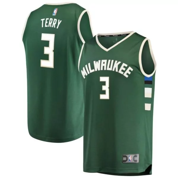 Customizable Jason terry milwaukee bucks fanatics ed youth fast break player jersey green icon edition