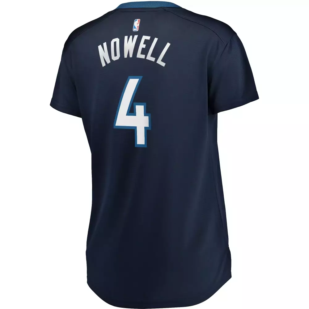 Custom Jaylen nowell minnesota timberwolves fanatics ed womens fast break jersey navy icon edition