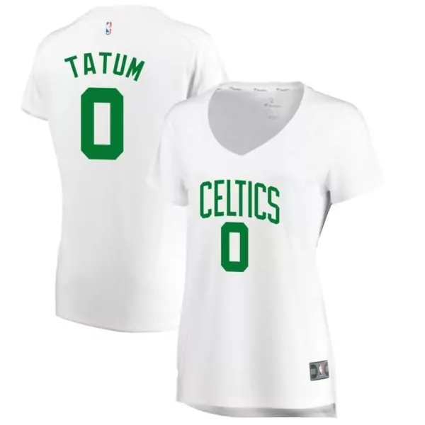 Customizable Jayson tatum boston celtics fanatics ed womens fast break player jersey association edition white