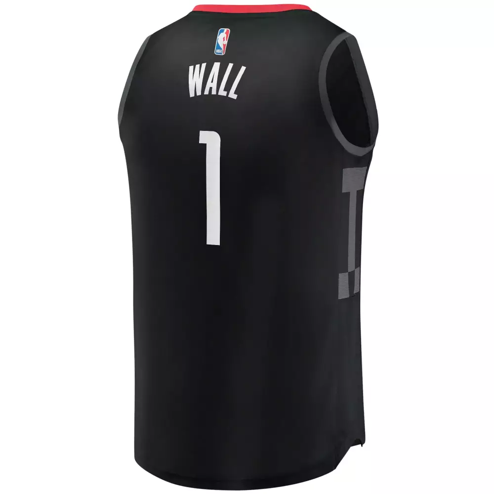 Personalized John wall houston rockets fanatics ed youth 202021 fast break jersey statement edition black