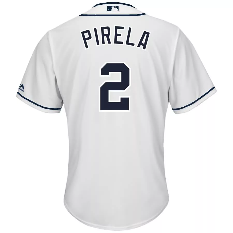 Personalized Jose pirela san diego padres majestic home cool base player jersey white