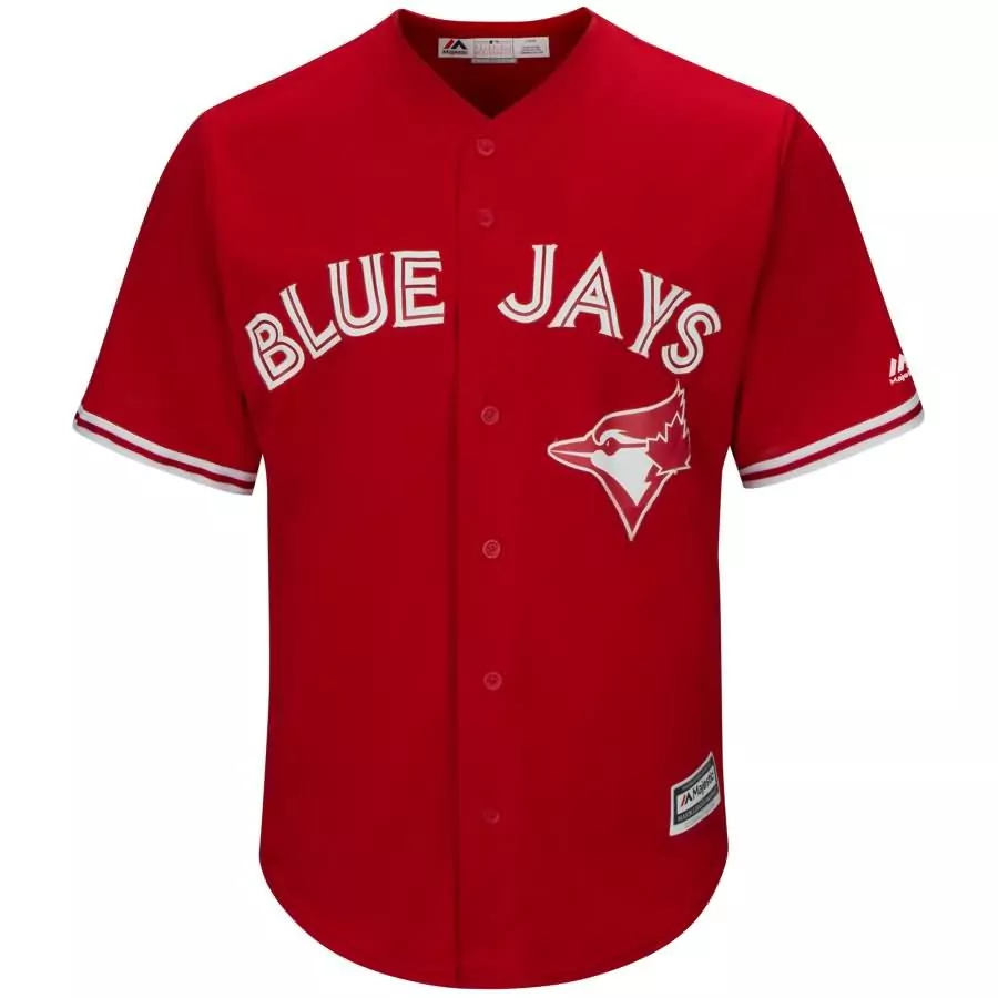 Personalized Josh donaldson toronto blue jays majestic 2017 cool base player jersey scarlet