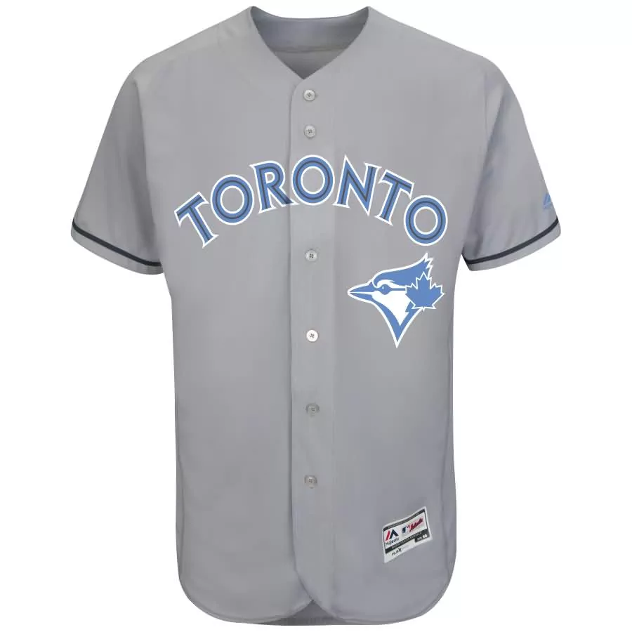 Personalized Josh donaldson toronto blue jays majestic fathers day flex base jersey gray