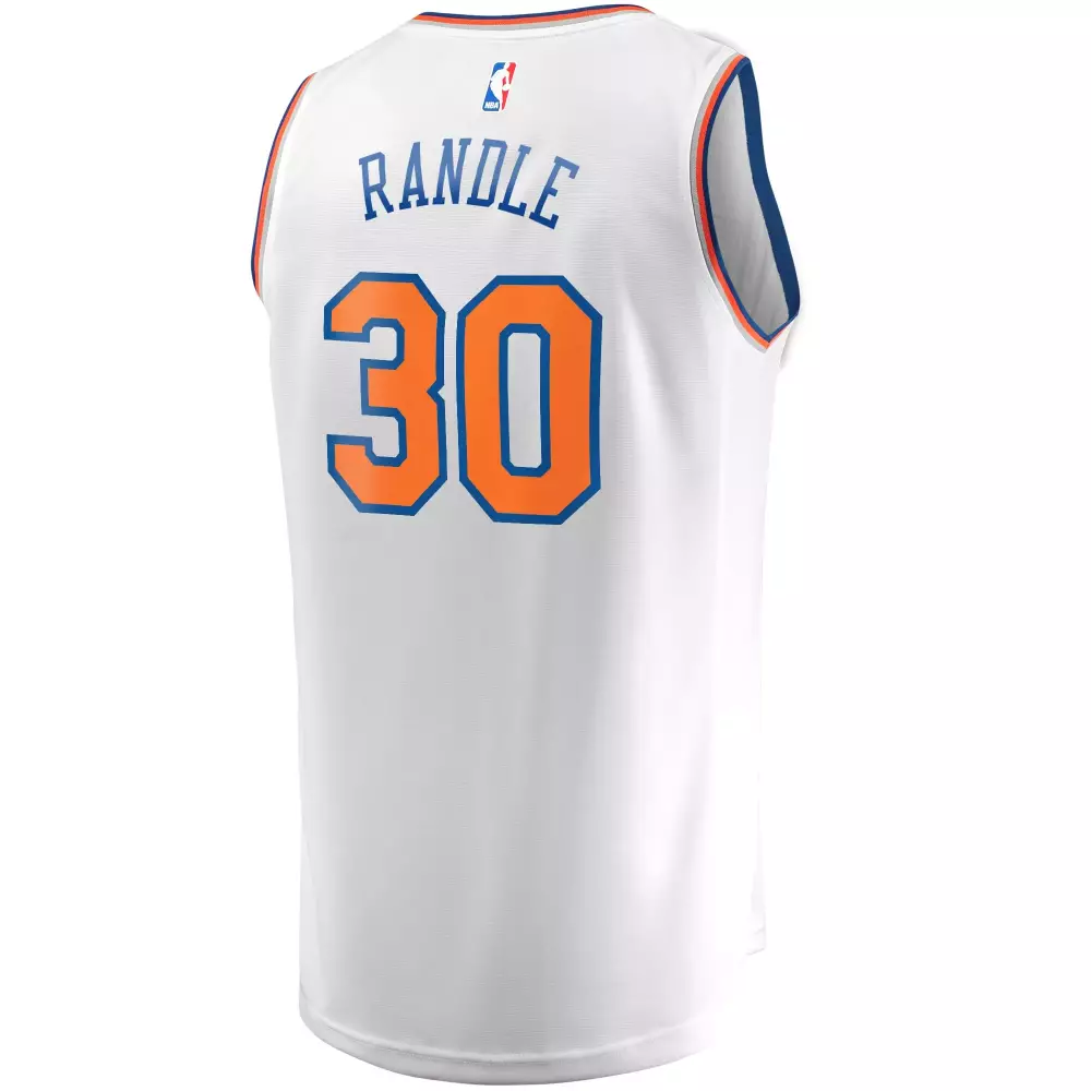 Customizable Julius randle new york knicks fanatics ed fast break player jersey association edition white