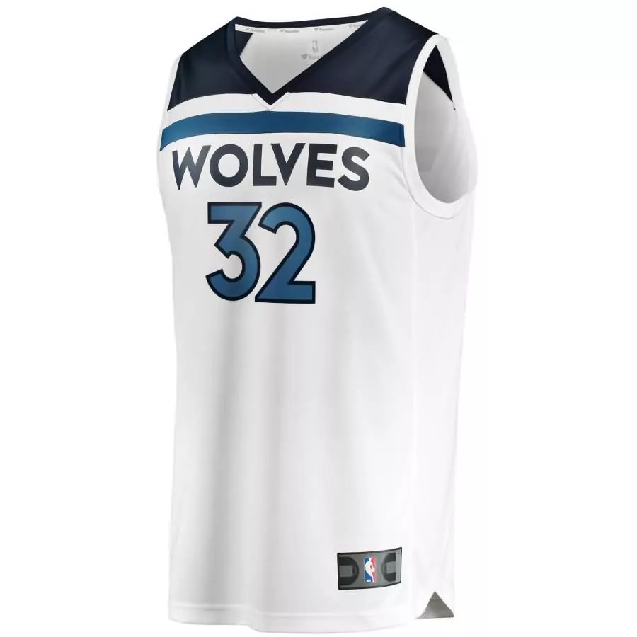 Customizable Karl anthony towns minnesota timberwolves fanatics ed fast break jersey white association edition f1rst sports