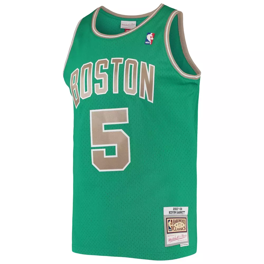 Personalized Kevin garnett boston celtics mitchell amp ness hardwood classics swingman jersey kelly green