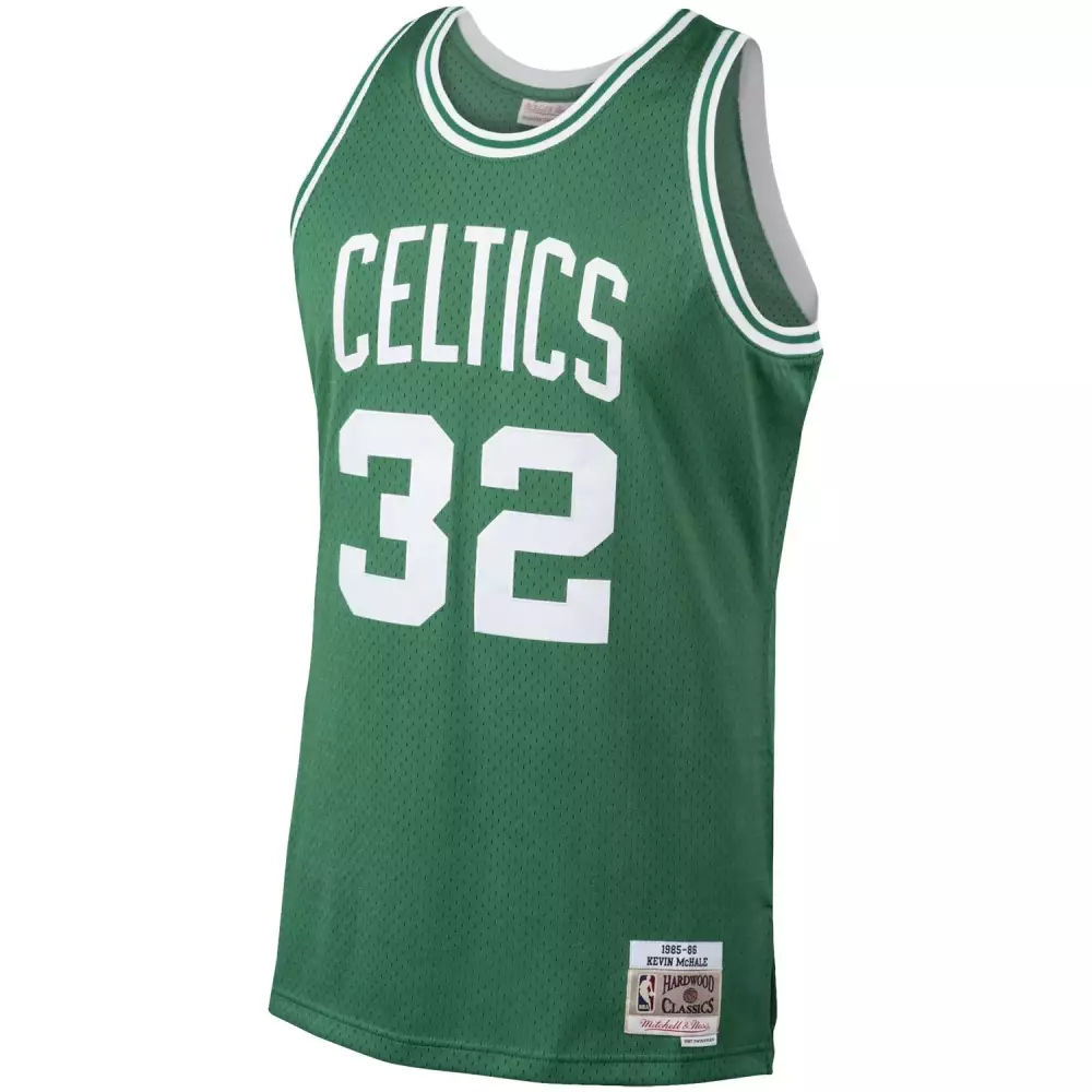 Customizable Kevin mchale boston celtics mitchell amp ness 1985 86 hardwood classics swingman player jersey kelly green