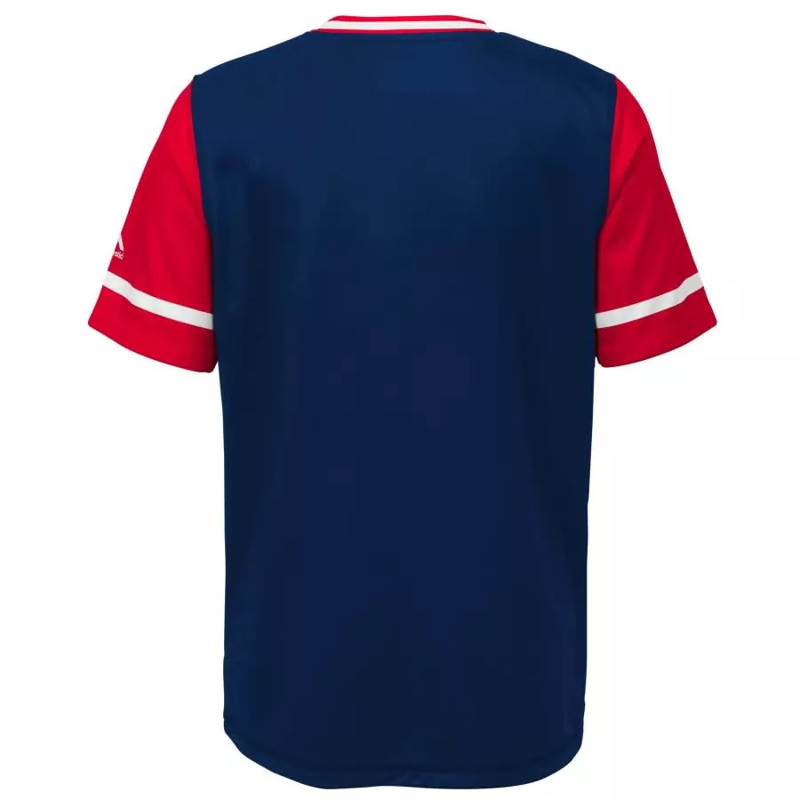 Customizable Los angeles angels majestic youth 2018 players weekend team jersey navyred