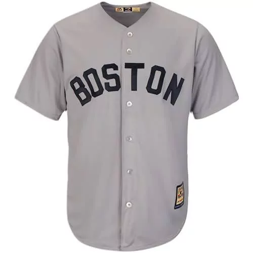 Personalized Luis aparicio boston red sox majestic cooperstown collection cool base player jersey gray