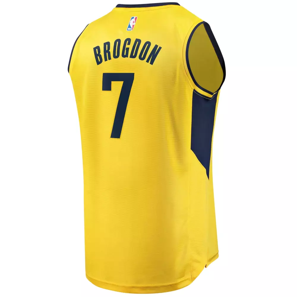 Customizable Malcolm brogdon indiana pacers fanatics ed youth fast break jersey gold statement edition