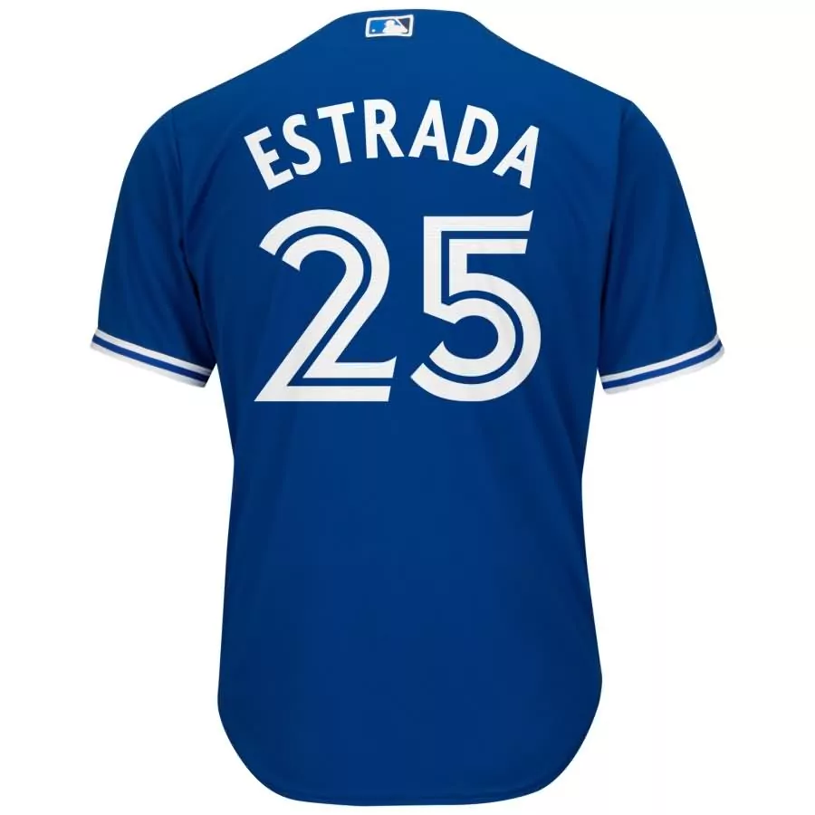 Custom Marco estrada toronto blue jays majestic cool base alternate player jersey royal