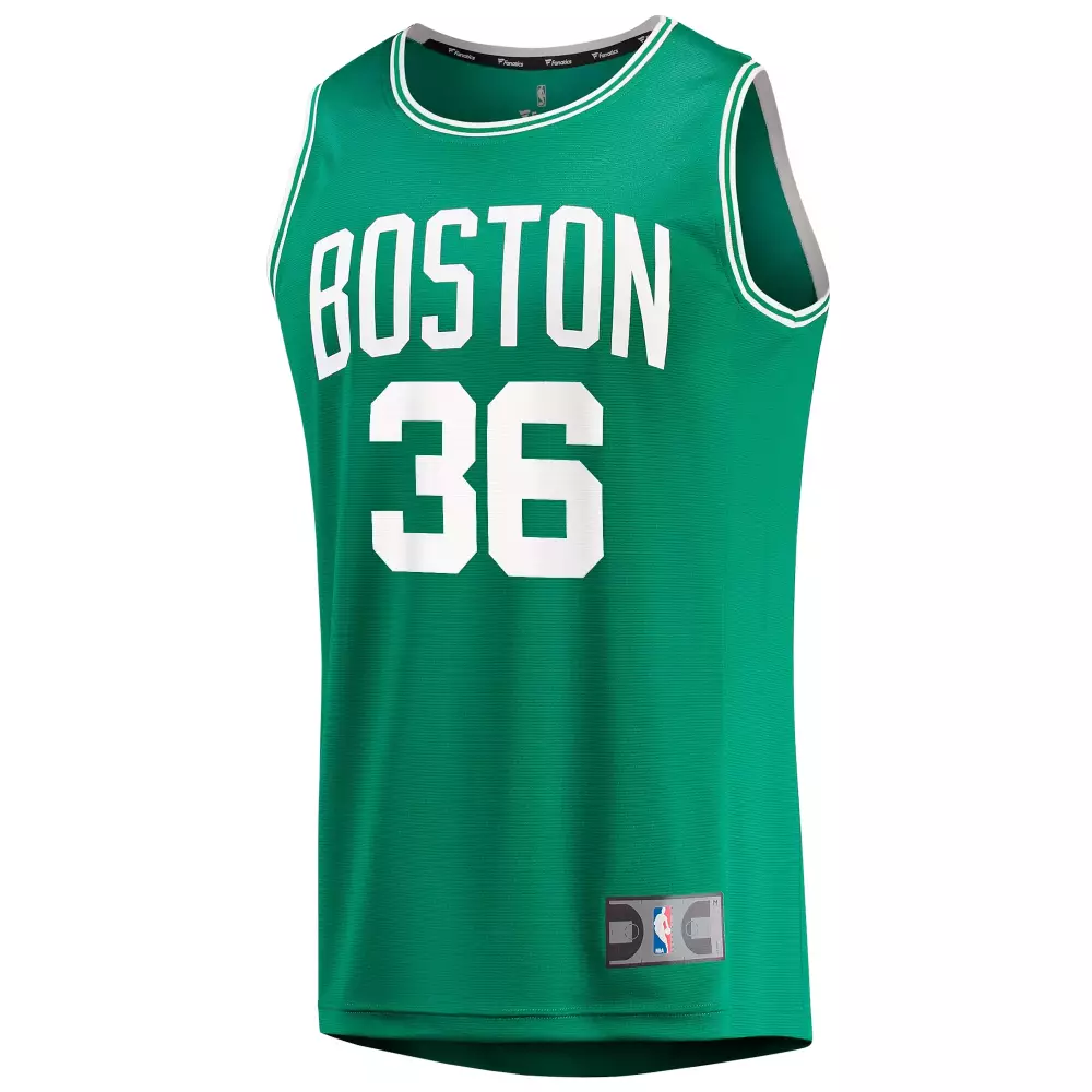 Custom Marcus smart boston celtics fanatics ed 2022 nba finals fast break replica player jersey kelly green icon edition