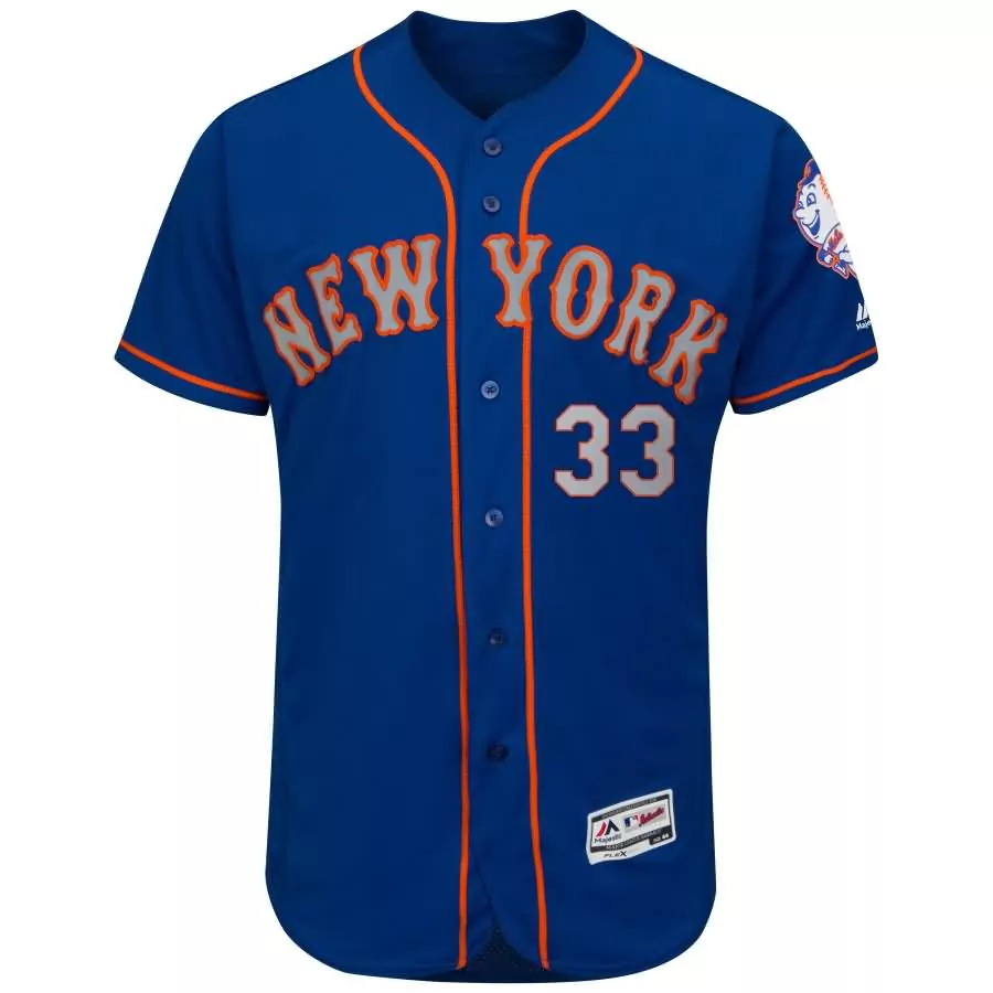 Customizable Matt harvey new york mets majestic alternate road flex base collection player jersey royal