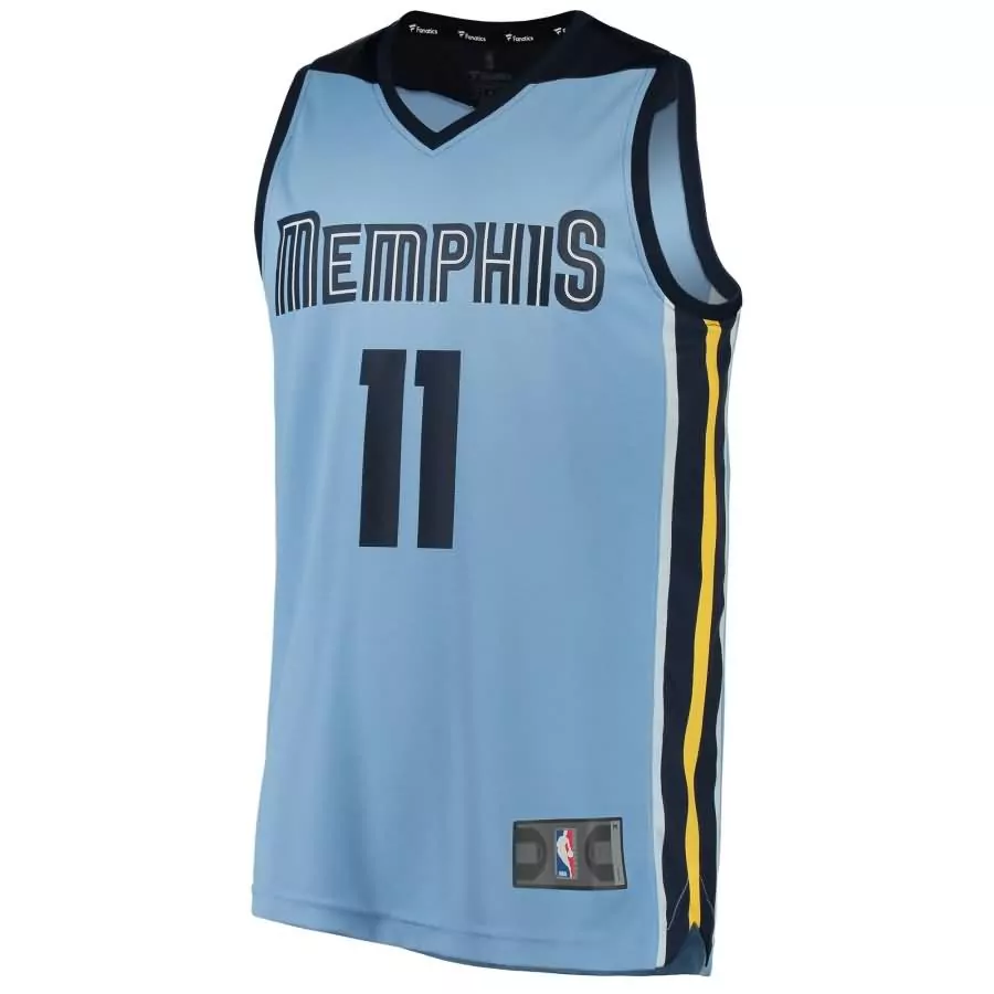 Customizable Mike conley memphis grizzlies fanatics ed fast break jersey light blue statement edition