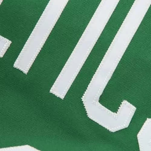 Custom Mitchell ness boston celtics 33 larry bird green hardwood classics throwback jersey