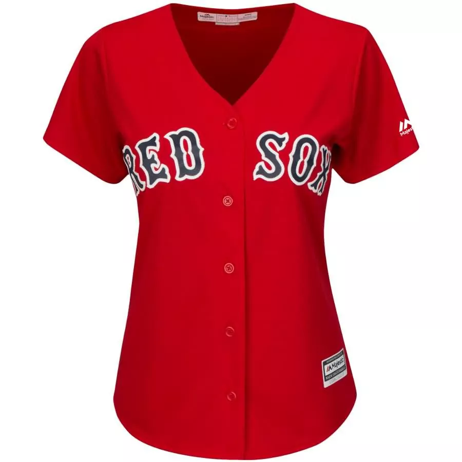 Personalized Mookie betts boston red sox majestic womens alternate cool base player jersey scarlet