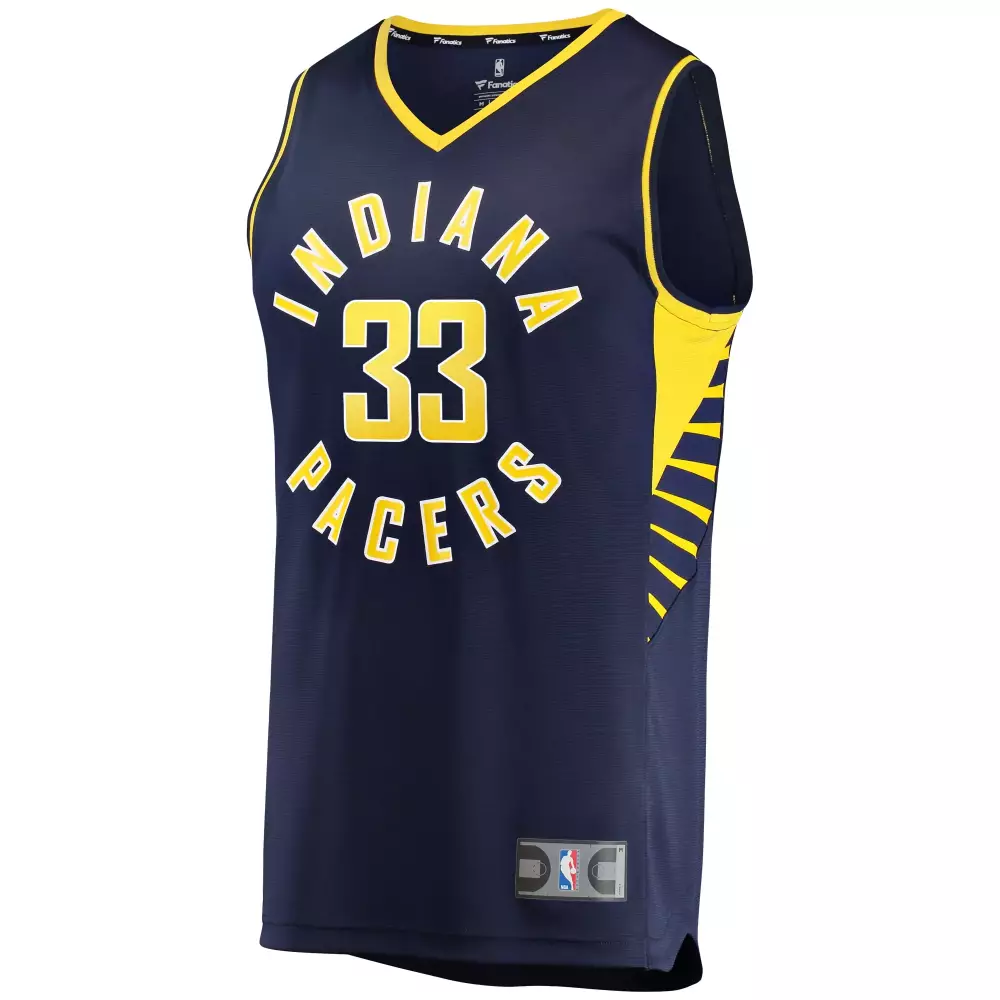 Customizable Myles turner indiana pacers fanatics ed fast break jersey navy icon edition